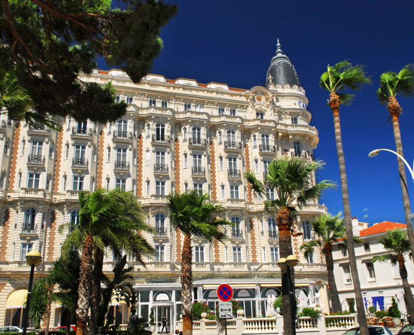 Croisette promenade in Cannes